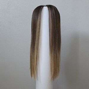 Elegant Ombre Brown and Blonde Hair Wig